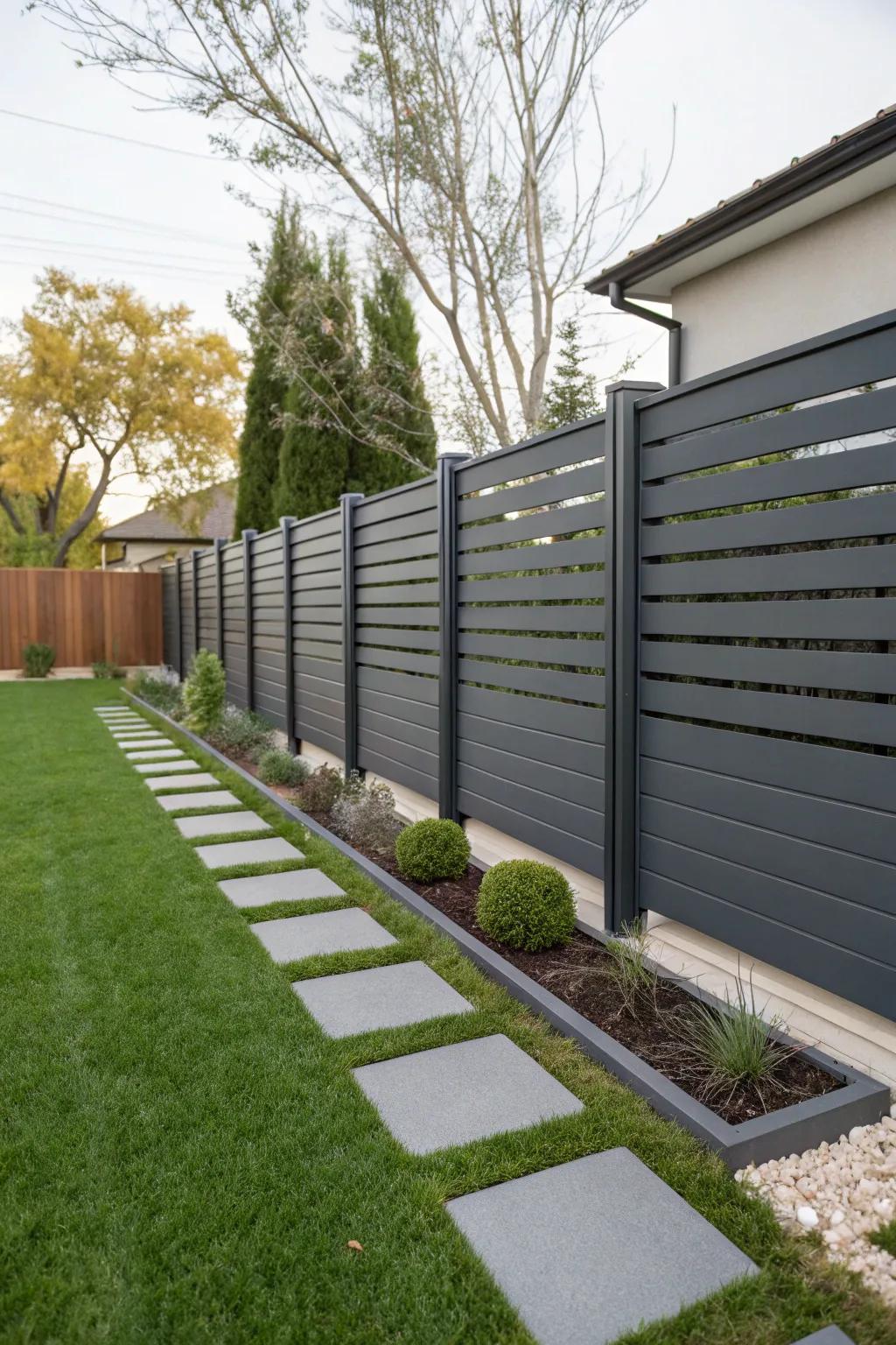 Select synthetic boards that need little maintenance for a sophisticated aesthetic.