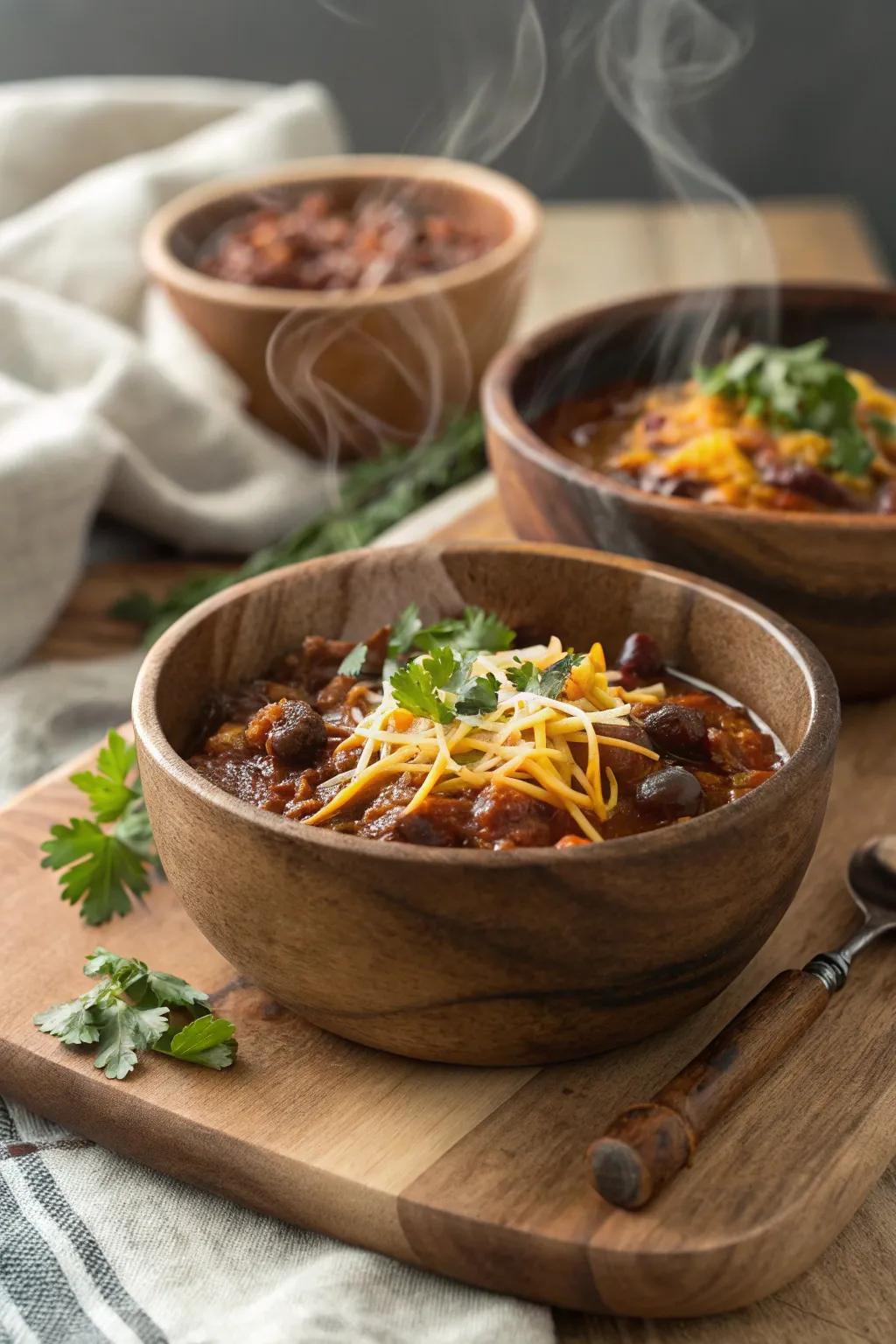 Bonfire stew, delivering solace and essence.