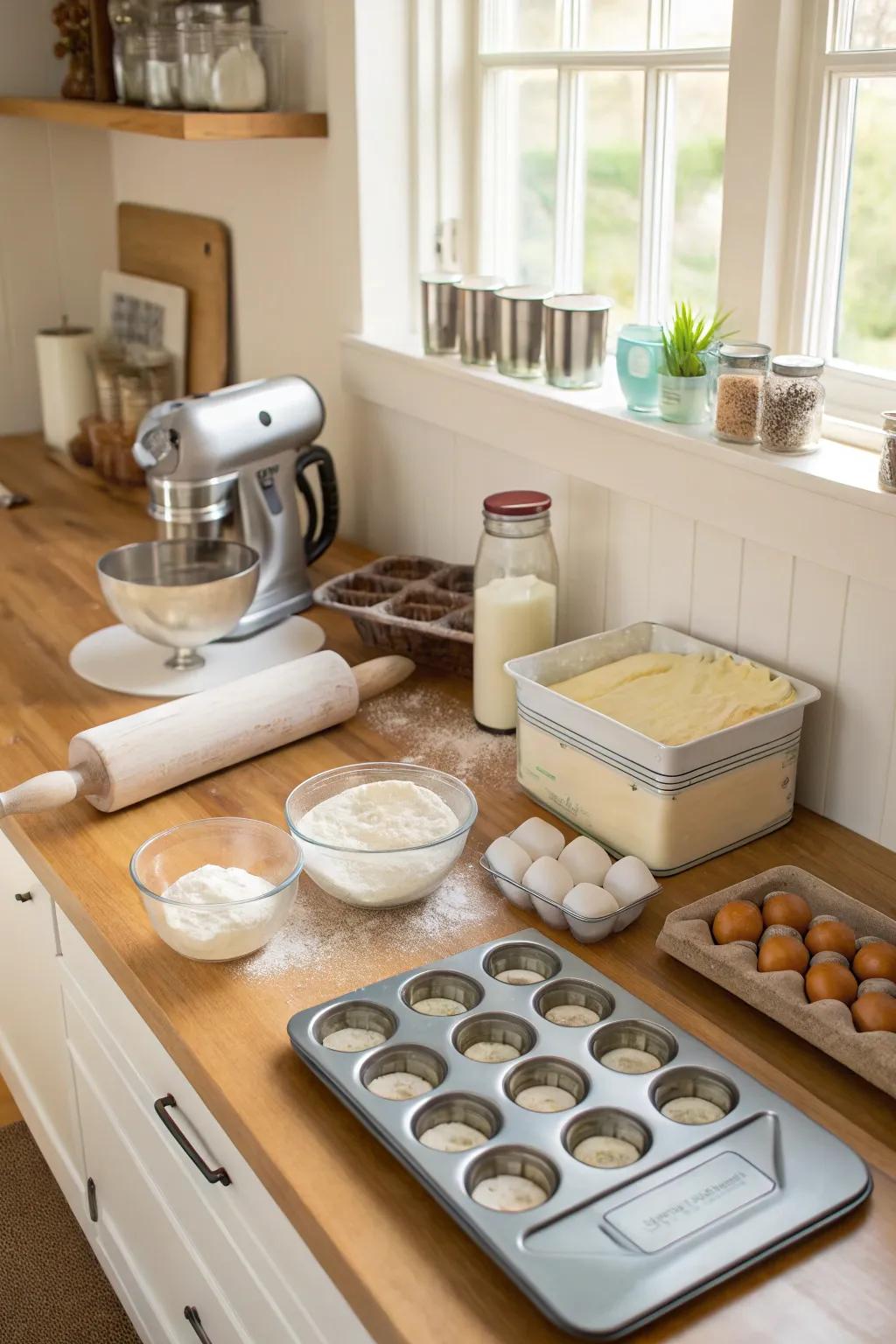 A dedicated baking spot enhances performance and satisfaction.