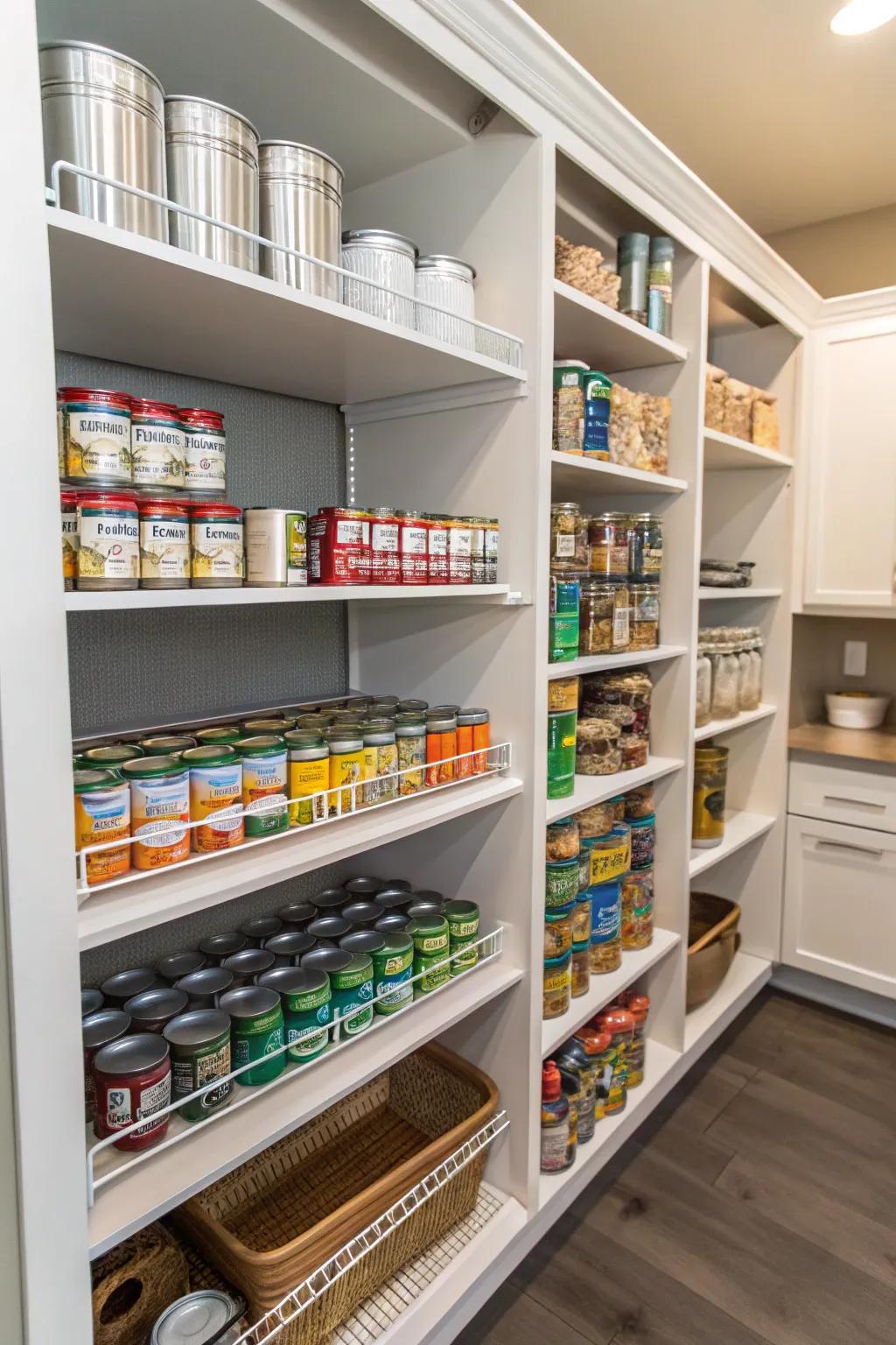 Customize your pantry perfectly with modular systems.