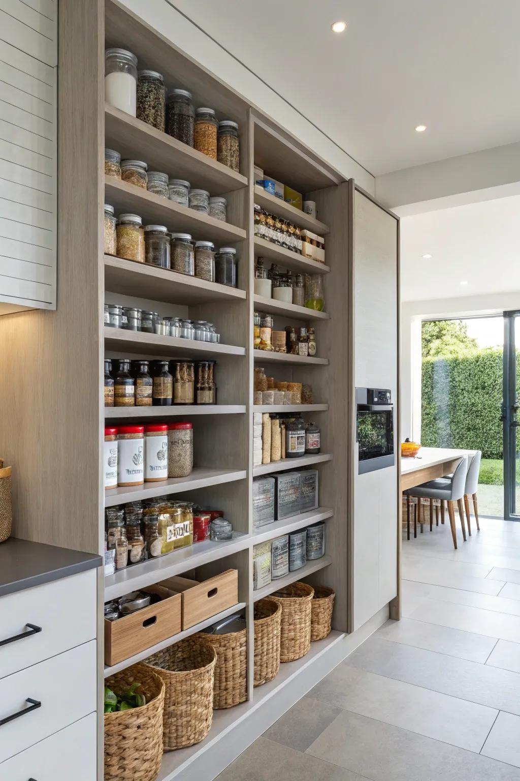 Maximize storage with vertical options.