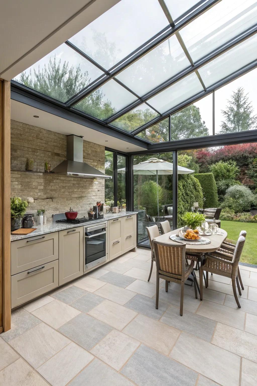 Lengthen interior solace onto your patio through consistent amalgamation.