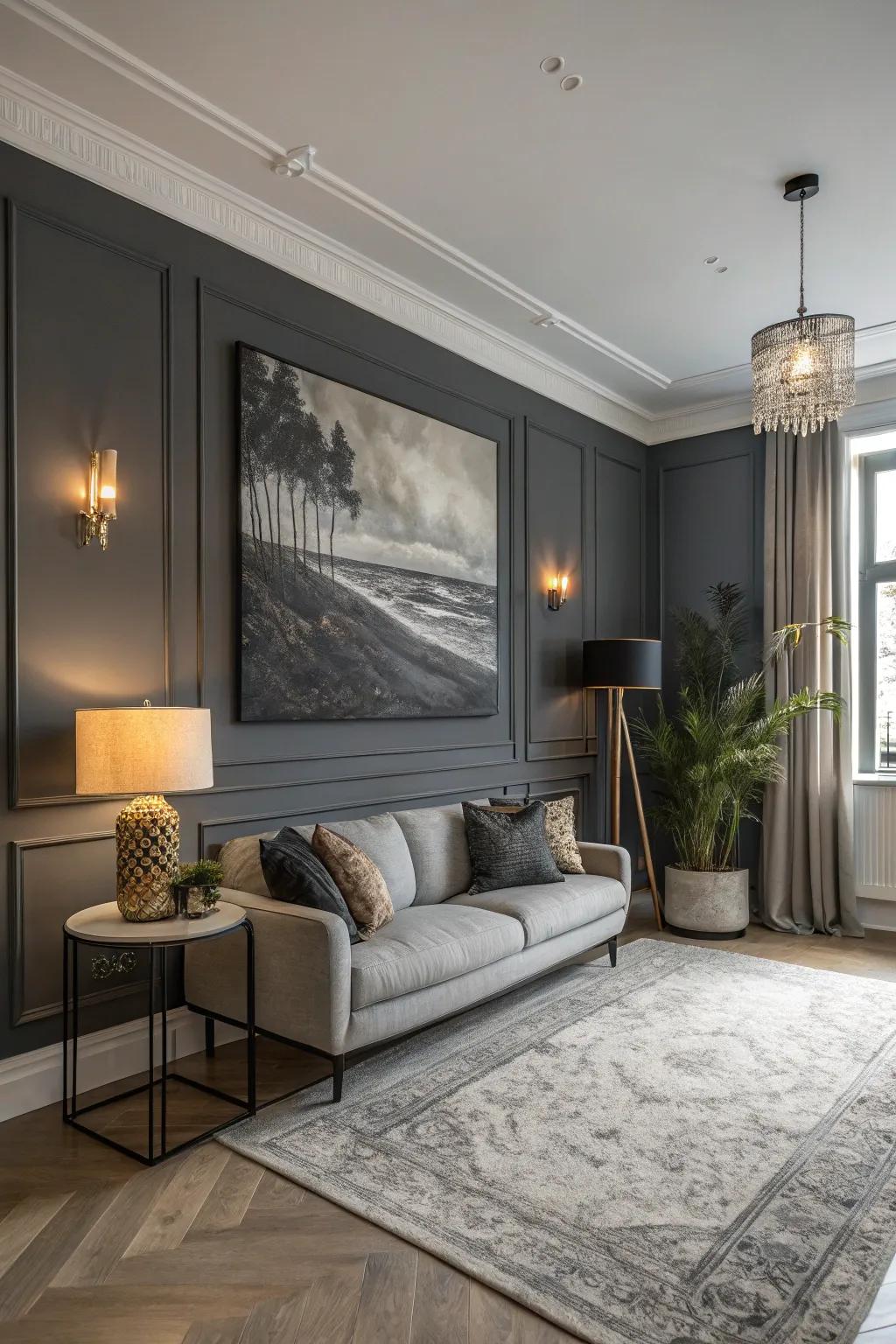 Create a bold impact with a striking wall.