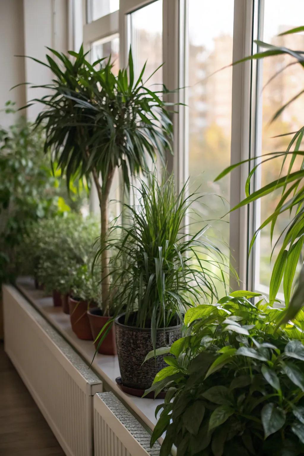 Plants create a natural shield that improves privacy.