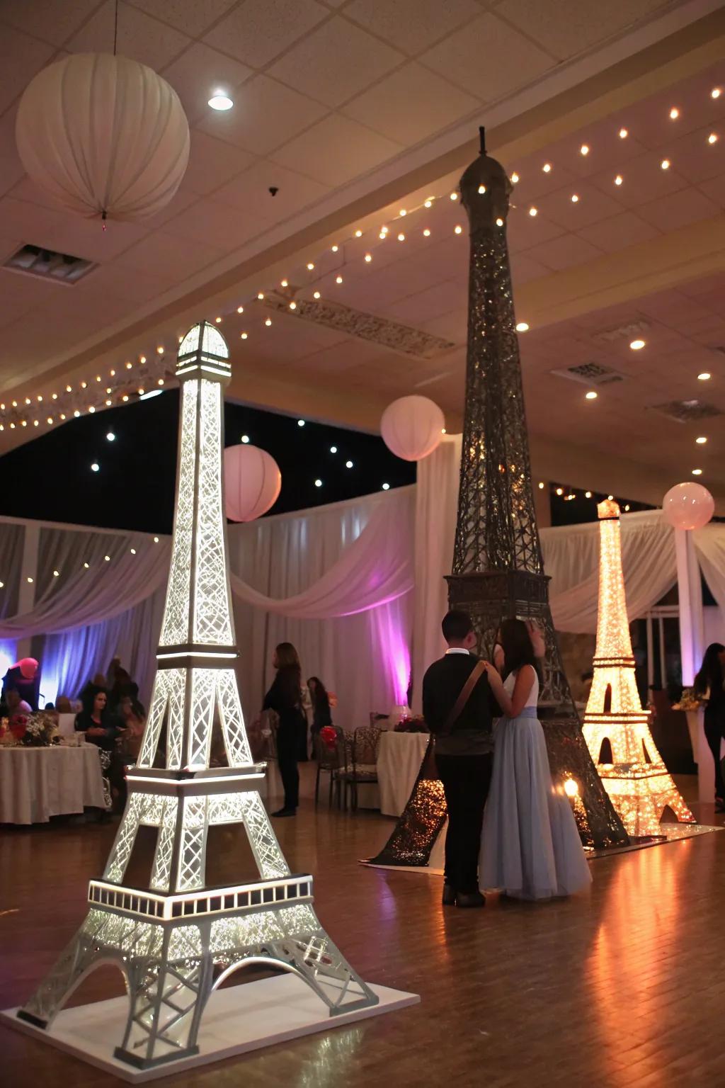 With Paris-inspired decor, transport attendees to the City of Love.