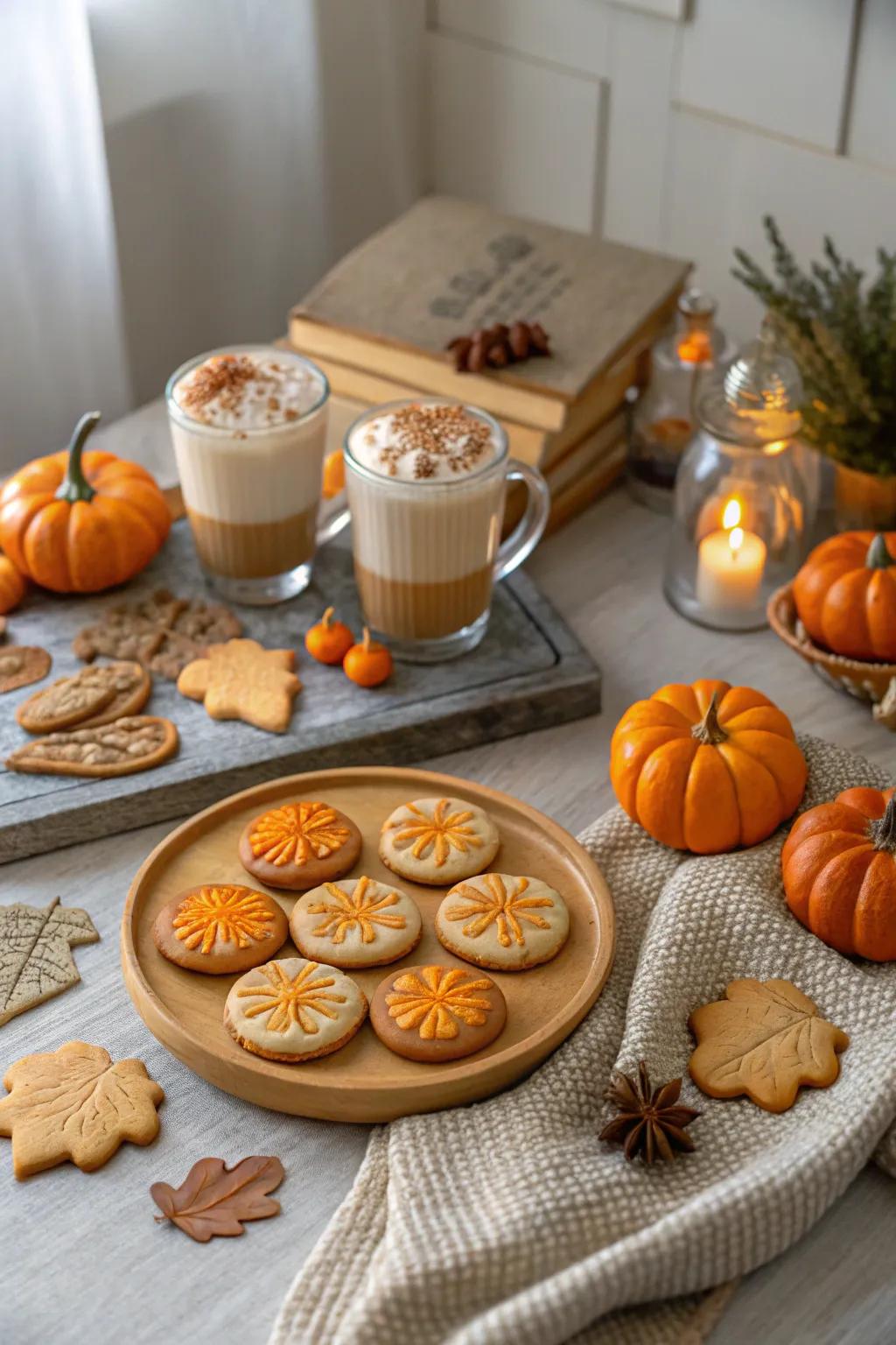 Appetizing pumpkin treats to please your visitors.