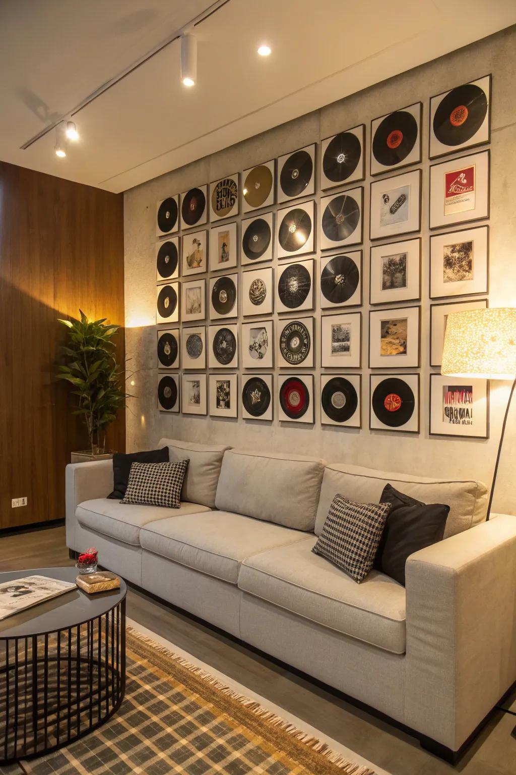 Network-style exhibits morph your record collection into a piece of art.