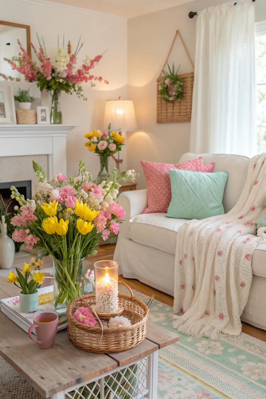 Seasonal touches enliven your decor.