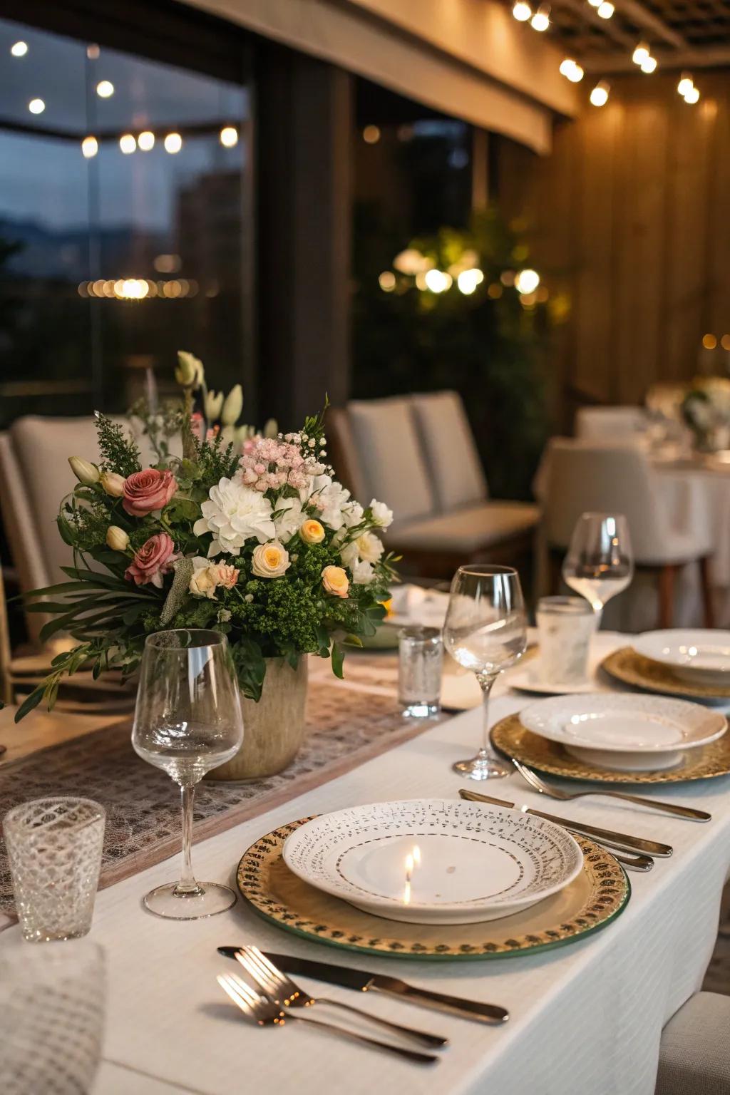 Relive your first meeting with a special meal at home.