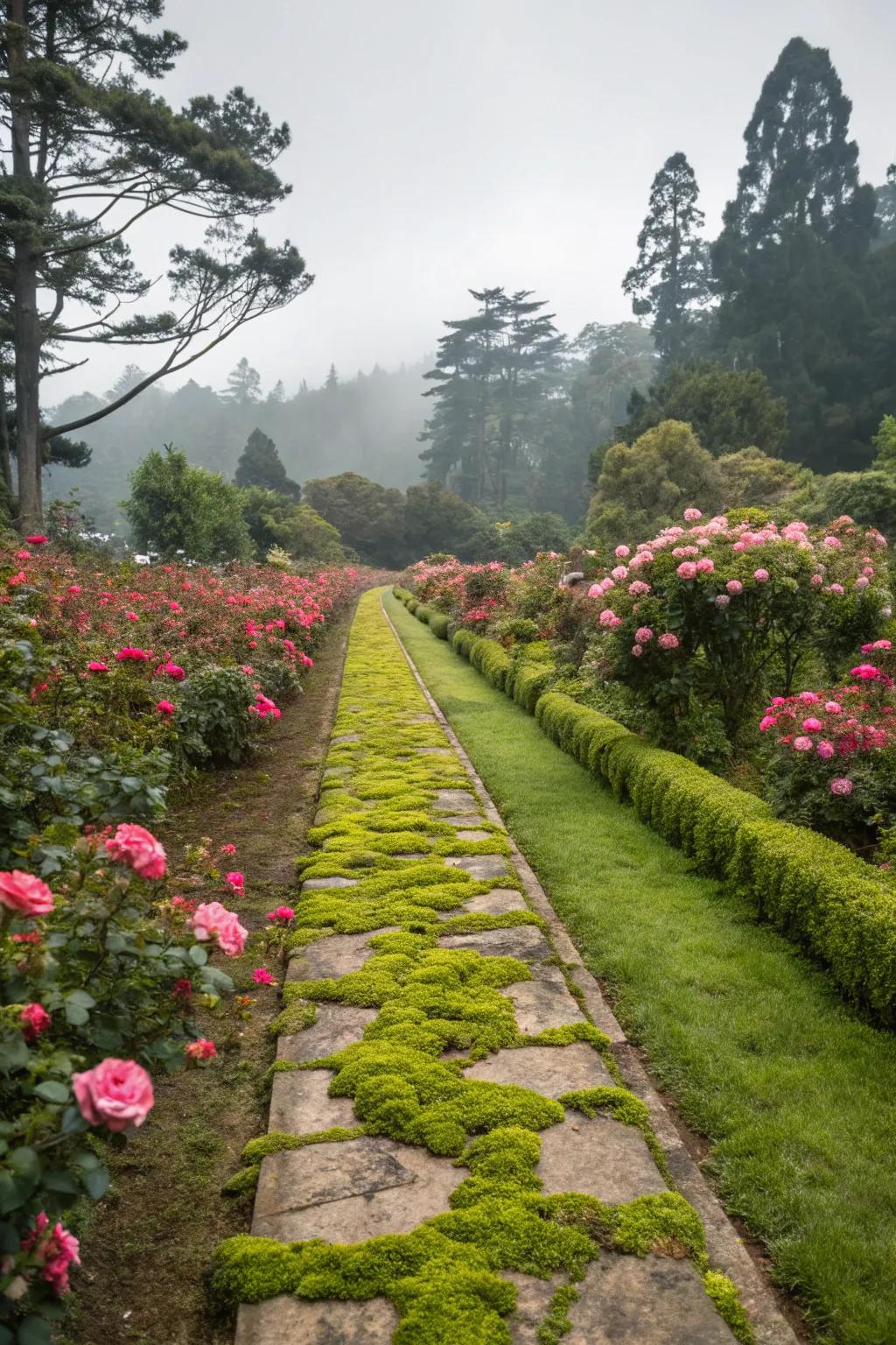 Demarcate your garden areas with vibrant borders of sun rose.