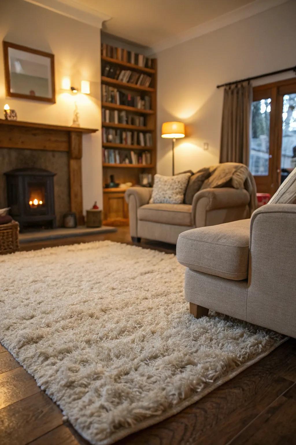 Layering textures brings a tactile pleasure to your interior.