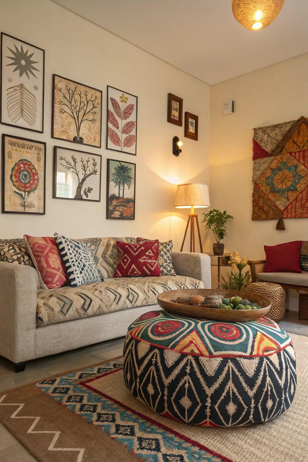 Diverse decor adds uniqueness and reflects personal style.