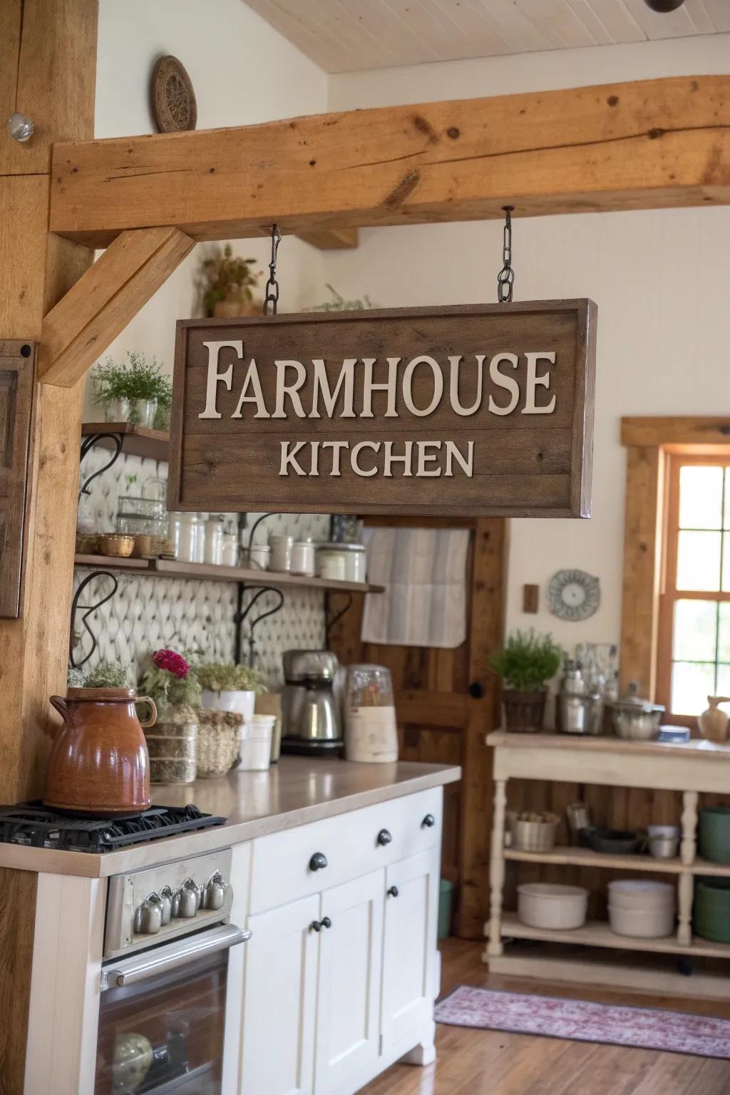 Fill your kitchen with rustic farmhouse charm.