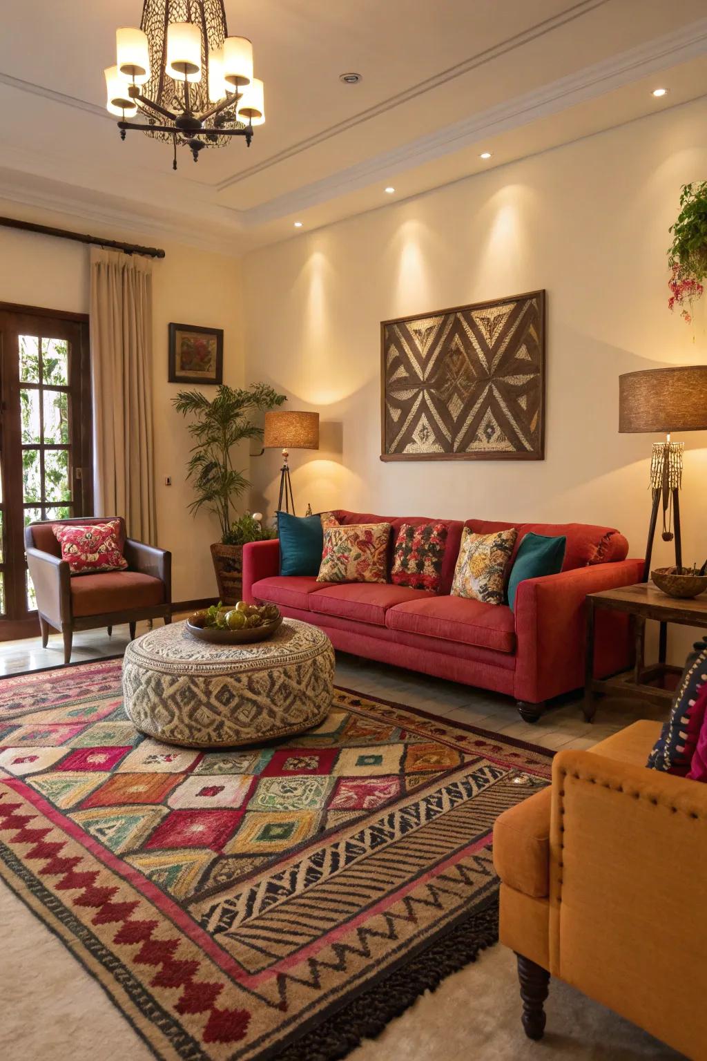 Statement pieces contribute character and vitality to your decor.