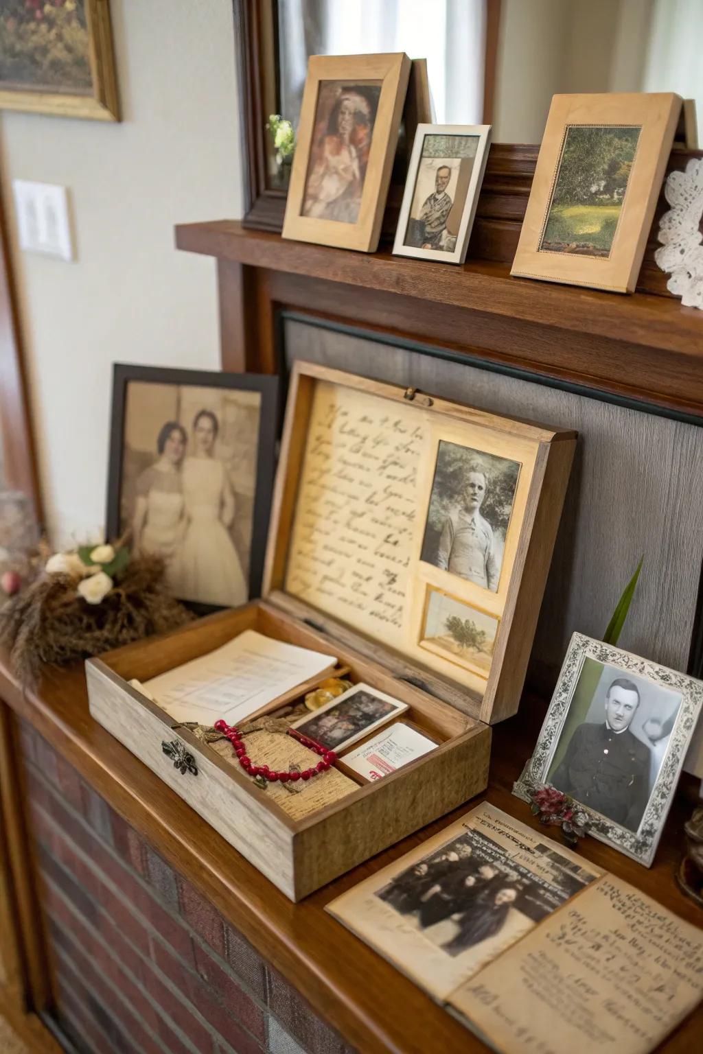 An ancestry keepsake collection narrating a story of lineage.