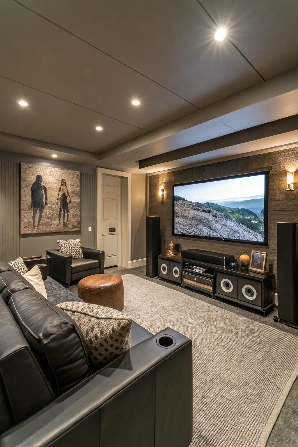 Surround audio immerses you in the scene.