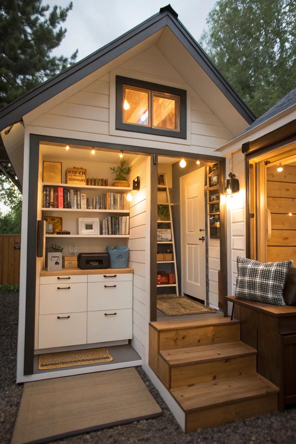 Optimizing space efficiently ensures your small house is both functional and fashionable.