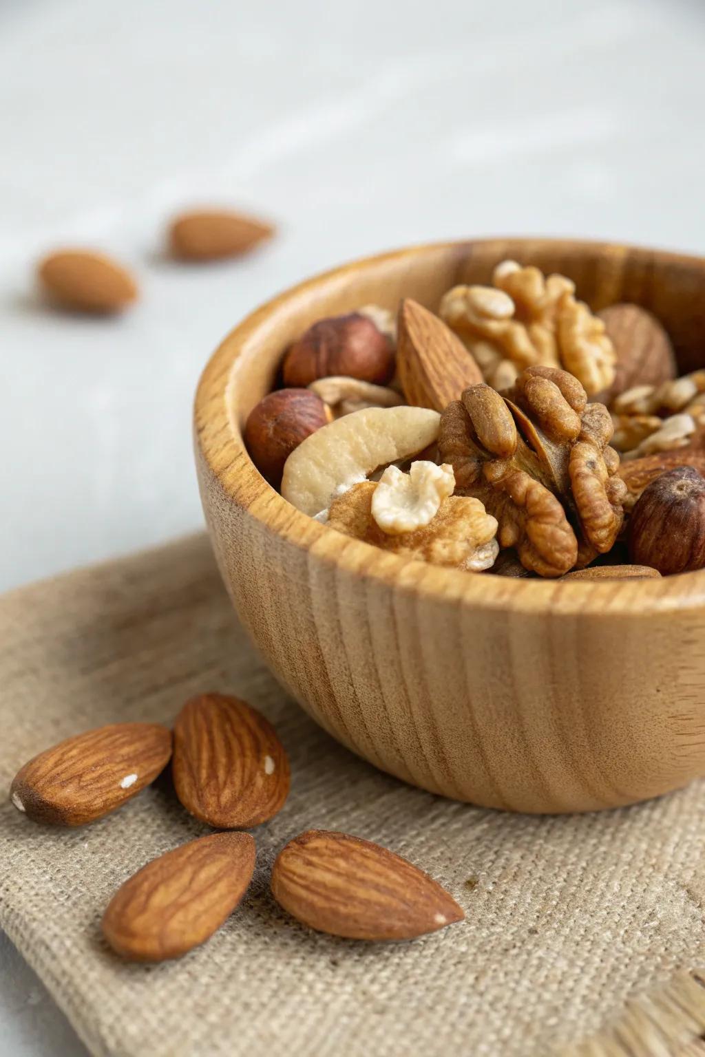 A nutritious and crunchy enhancement for your snack arrangement.
