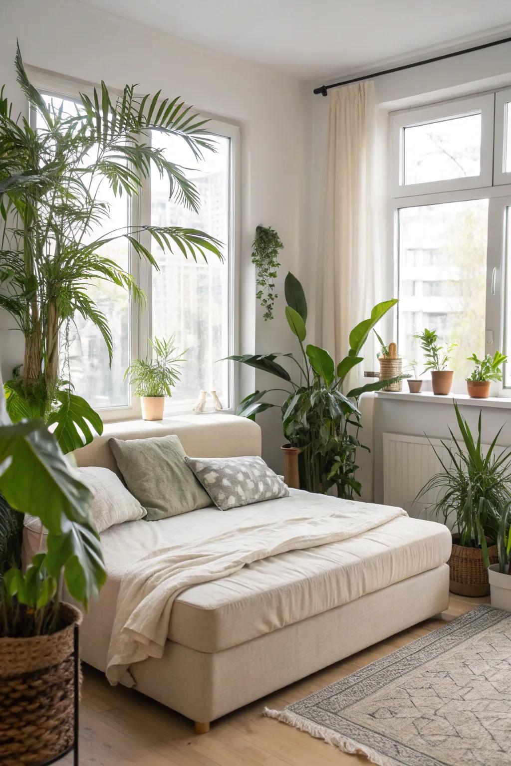 Plants bring energy and freshness to your space.