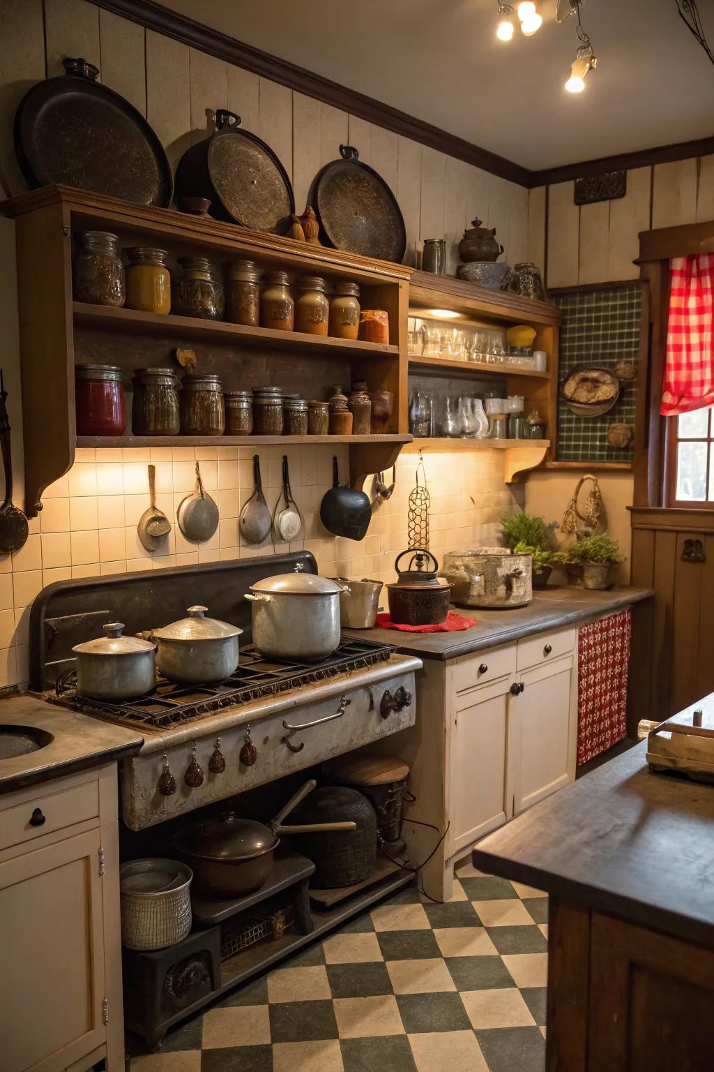 Classic touches append a sense of antiquity and charm.
