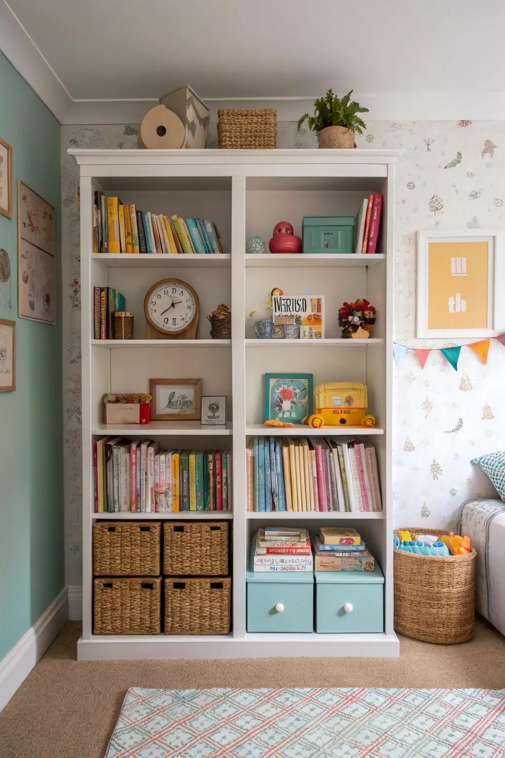 Communal storage promotes harmony within shared living quarters.
