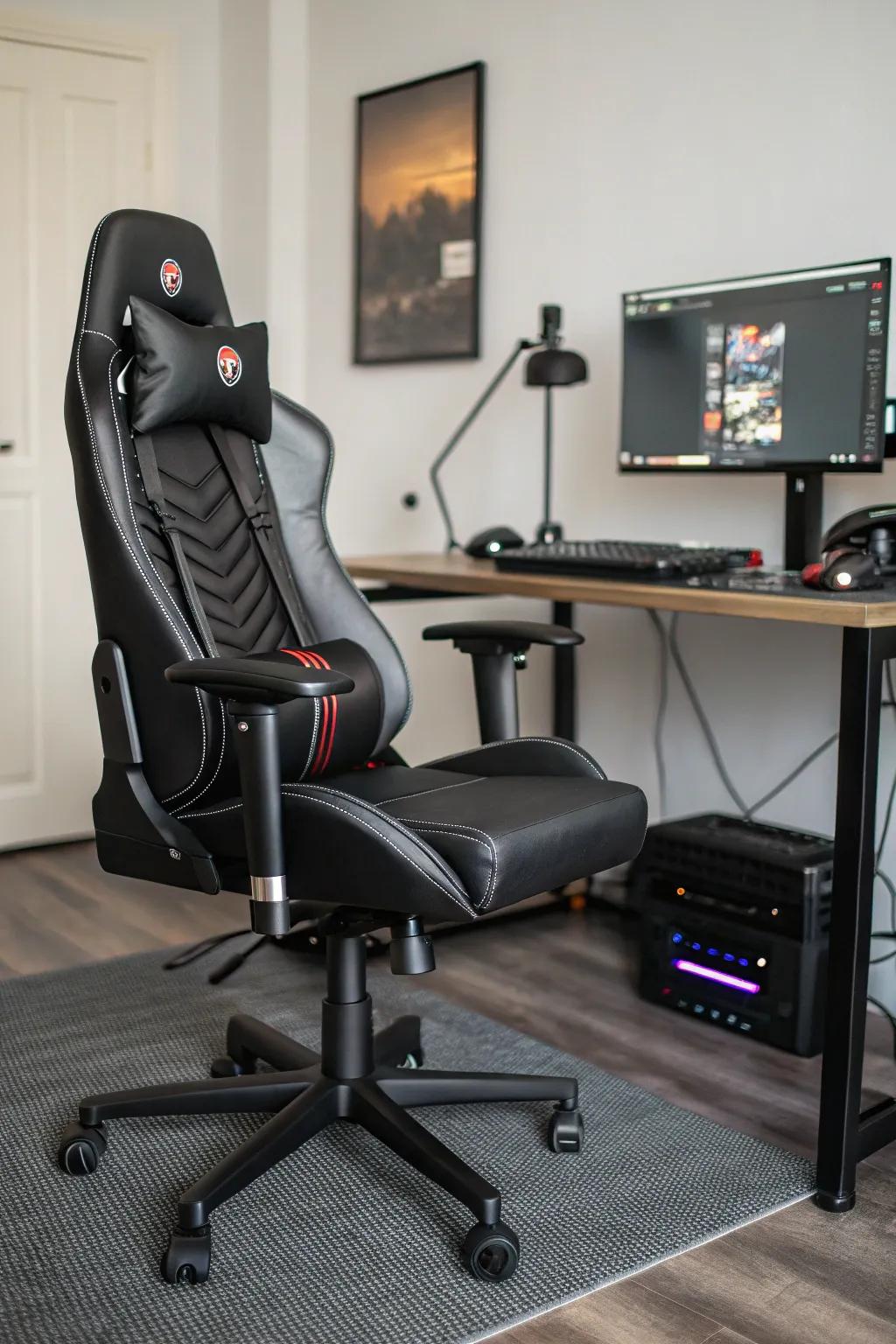 Be comfortable with a gaming chair.
