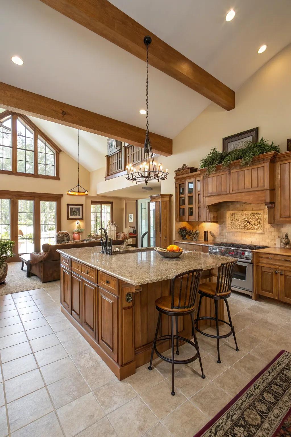 An open and airy design enhances movement and functionality.