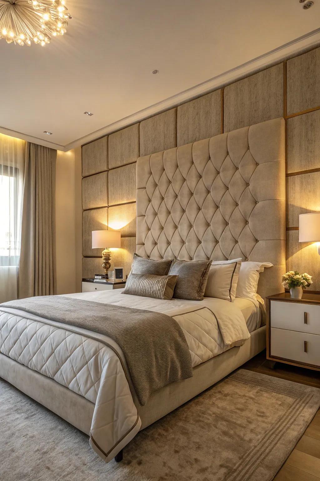 Cushioned walls contribute a deluxe cocoon-like sensation.