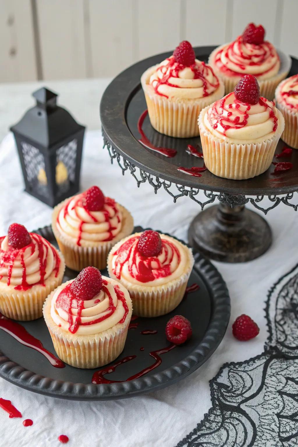Sweet delicacies with a blood-red inflection are impeccable for your vampire celebration.