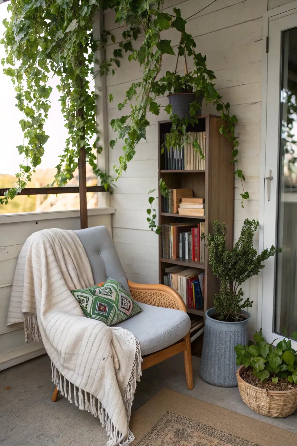 Craft charming nooks with the assistance of trailing plants.