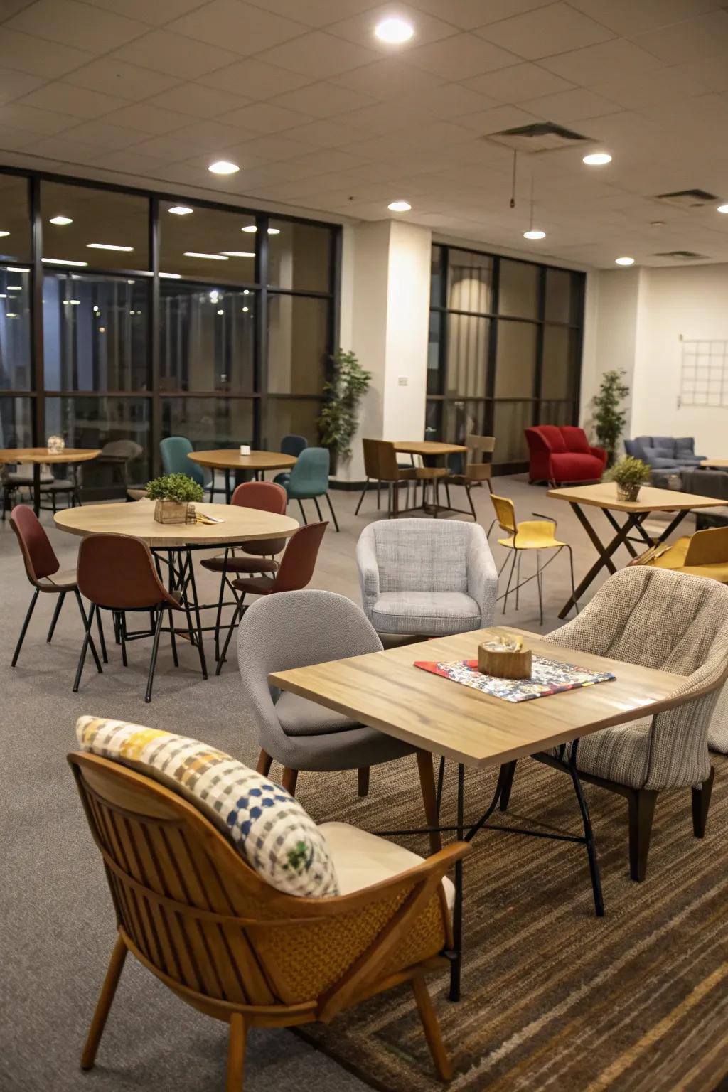 An adaptable design that adjusts to different team sizes and demands.
