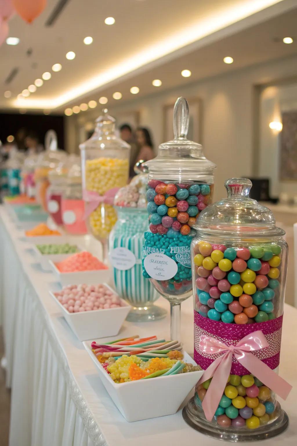 A sugar assortment that adds fun and flair to your wedding.