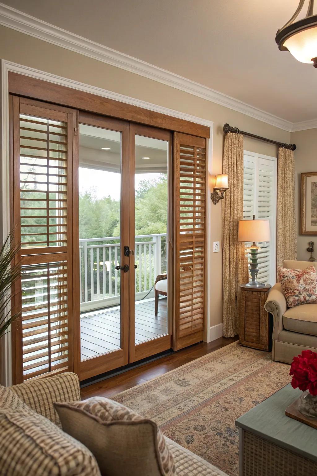Plantation shutters that offer timeless charm and practicality