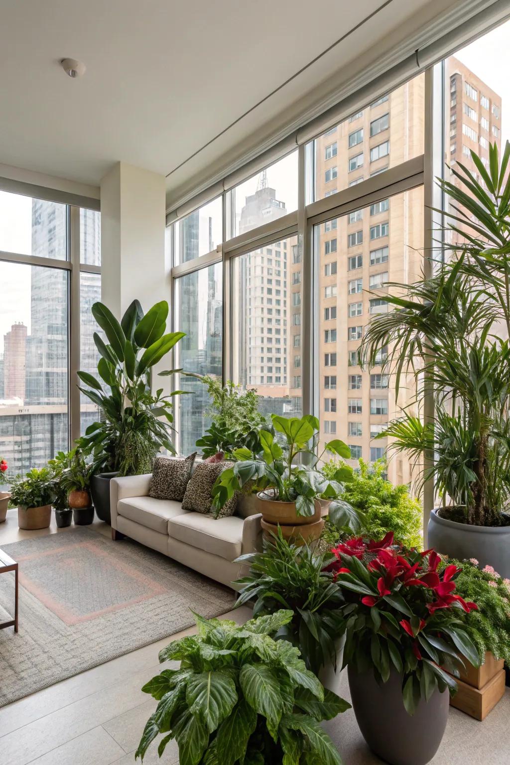 Interior plants can refresh and contribute a natural touch to your home.