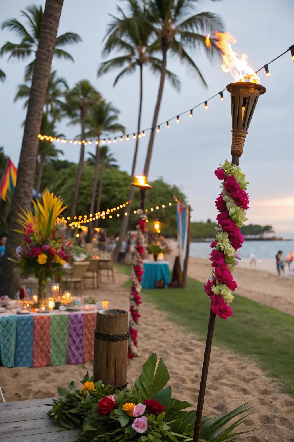 Absorb the island vibes with an exotic-themed birthday bash.