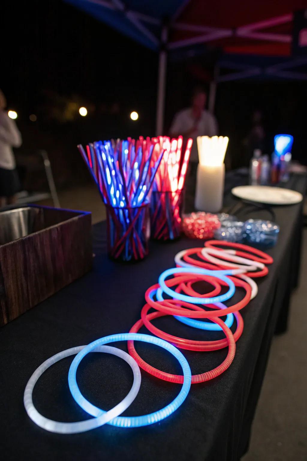 Radiant wristbands to light up the night