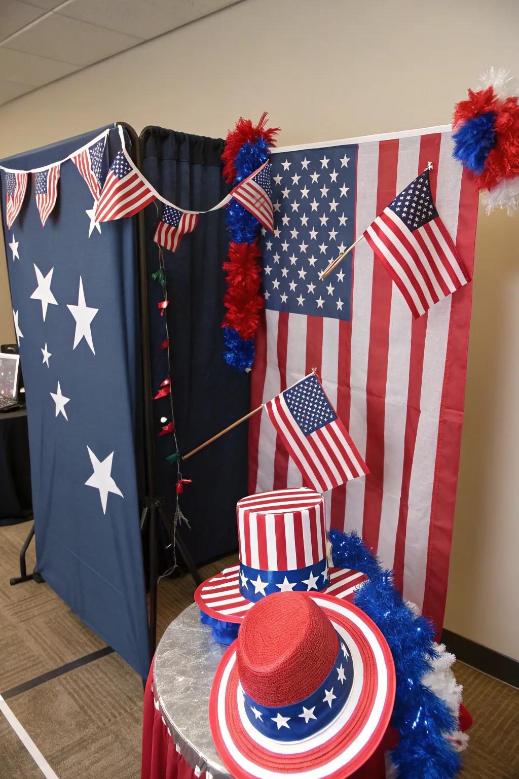 Preserve memories through a themed photo booth filled with entertaining costumes.