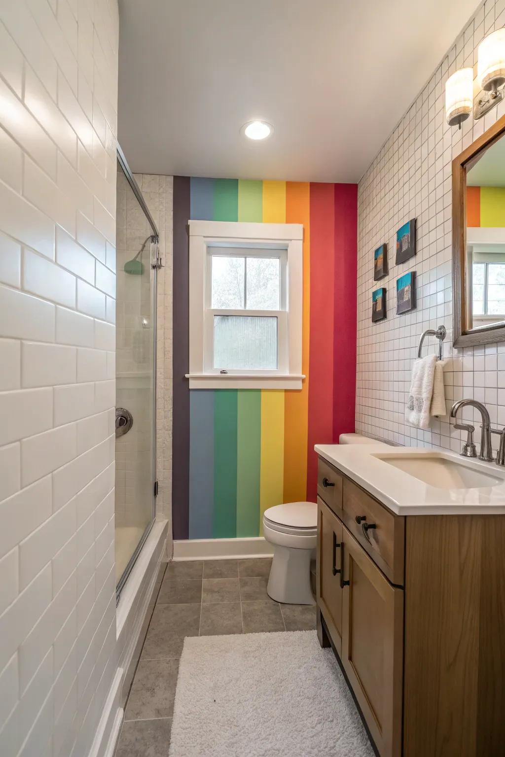 Highlight walls can generate an attention draw and enrich the visual interest.