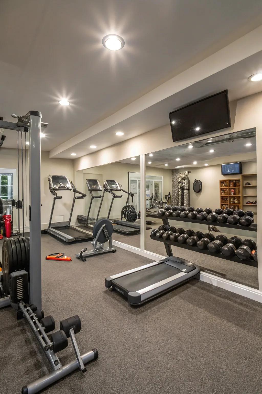 Stay active and healthy with a convenient home gym.