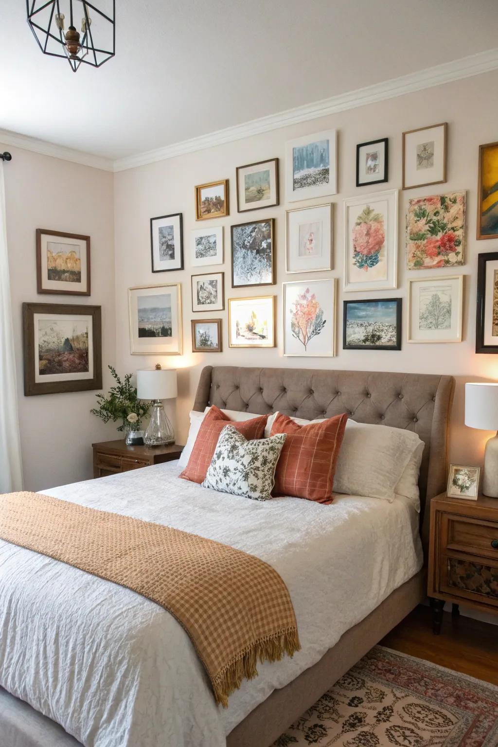 Produce visual appeal by varying art dimensions.