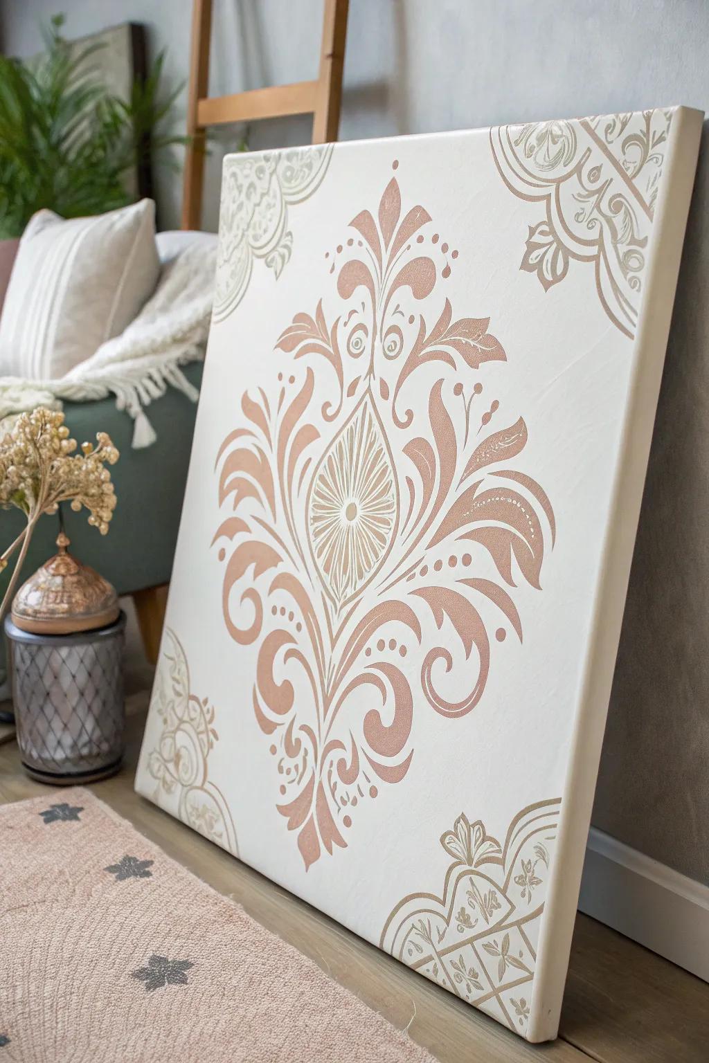 Infuse profundity and refinement into your artistry with patterned designs.