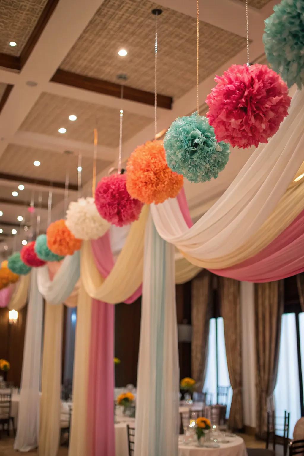 Hanging decor items that transform the space.