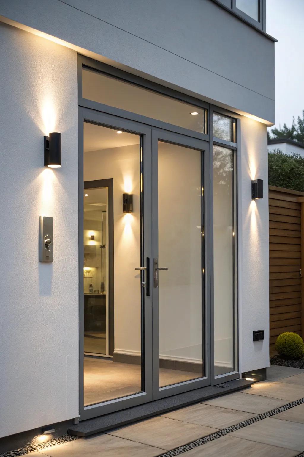 Minimalistic installations deliver a refined and sophisticated aesthetic.