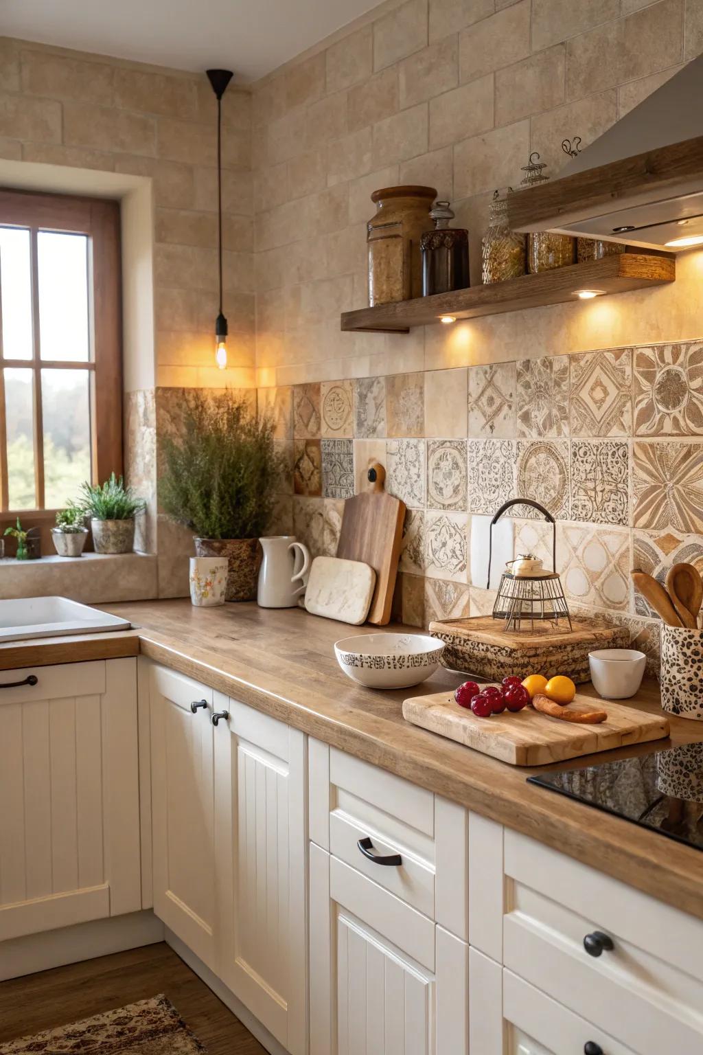 Merge flawlessly with natural hues in your kitchen.