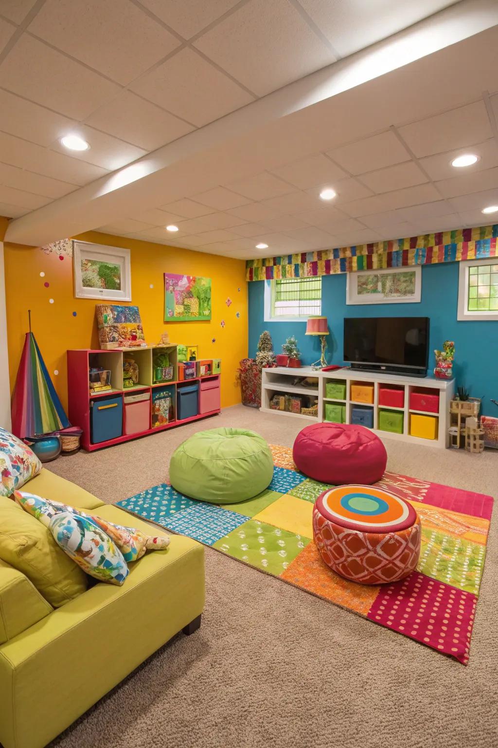 A safe and cheerful place for kids to enjoy.