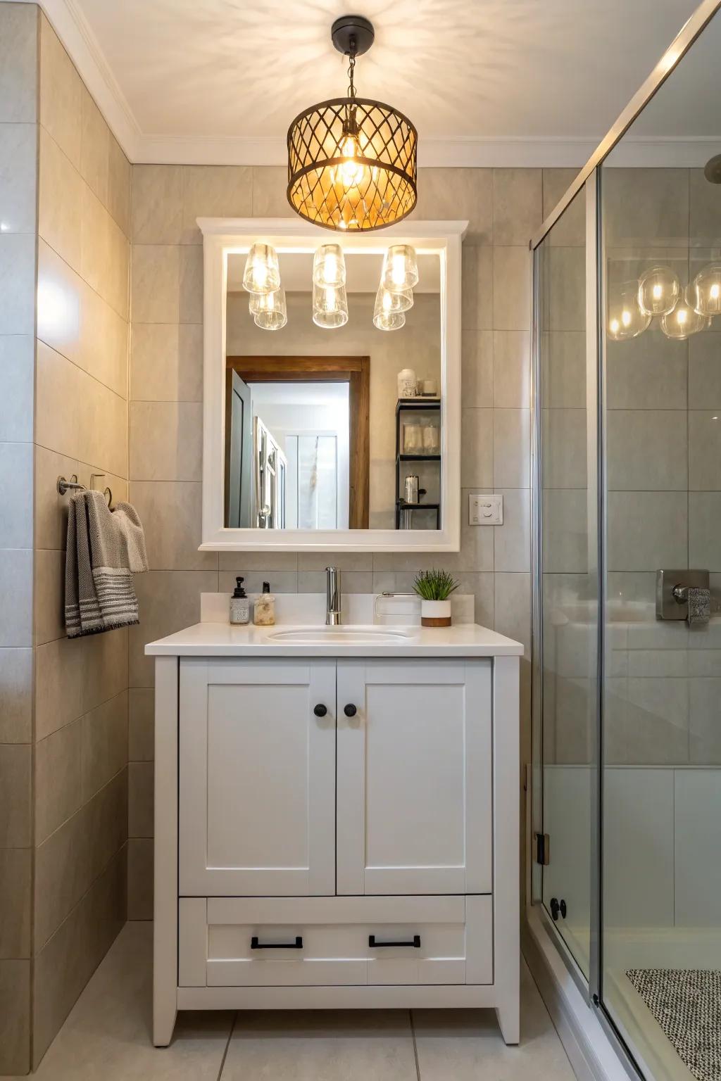 Illumination that enhances both aesthetic and functionality.