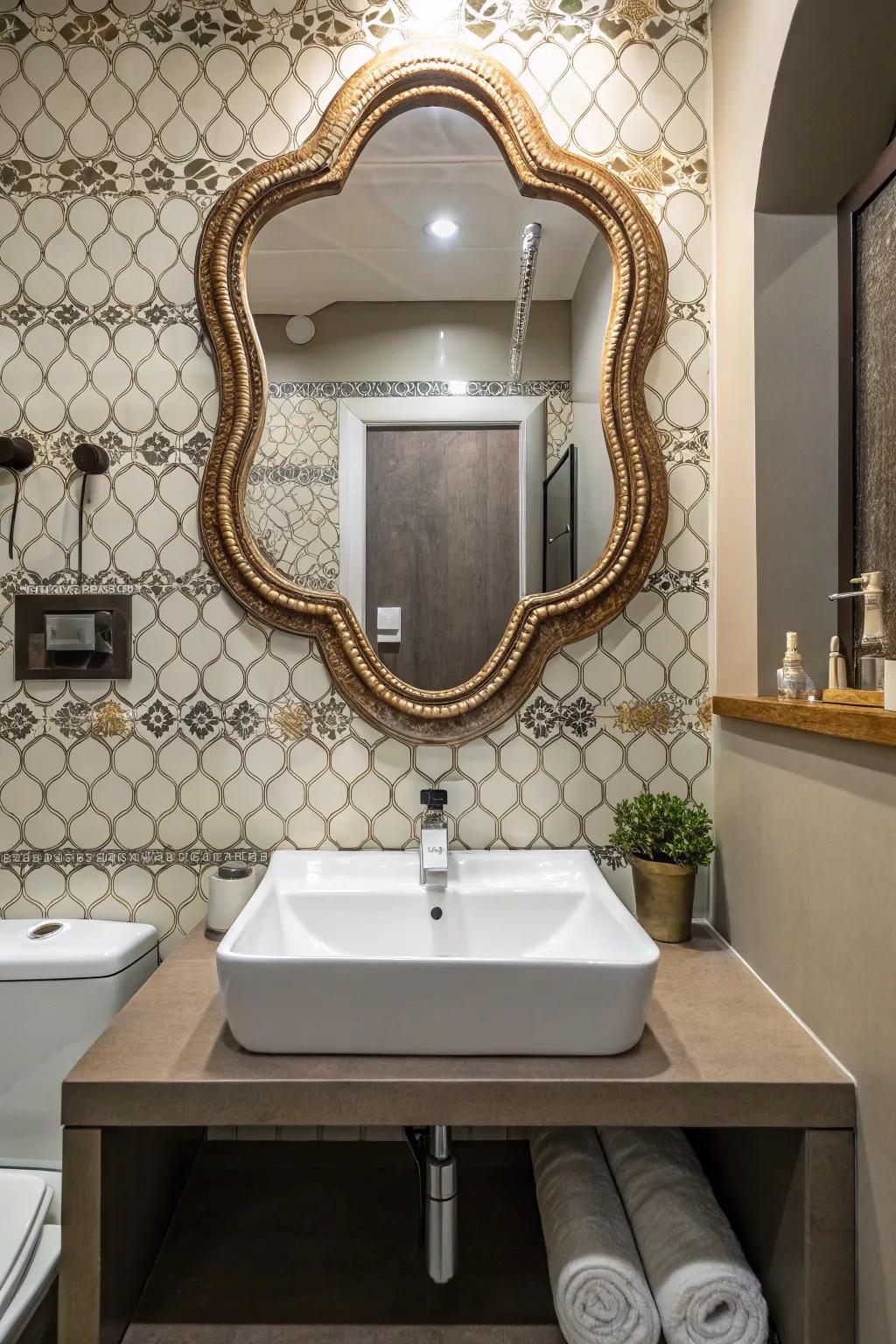 Special mirrors that add character to your bathroom.