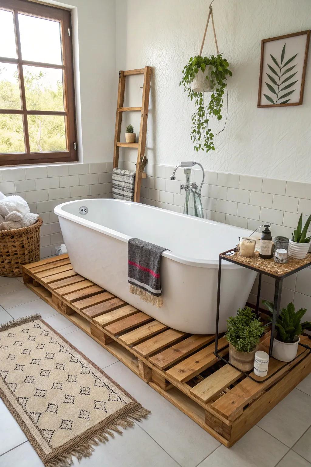 Unleash your creativity and get hands-on with your personalized DIY bathtub surround.