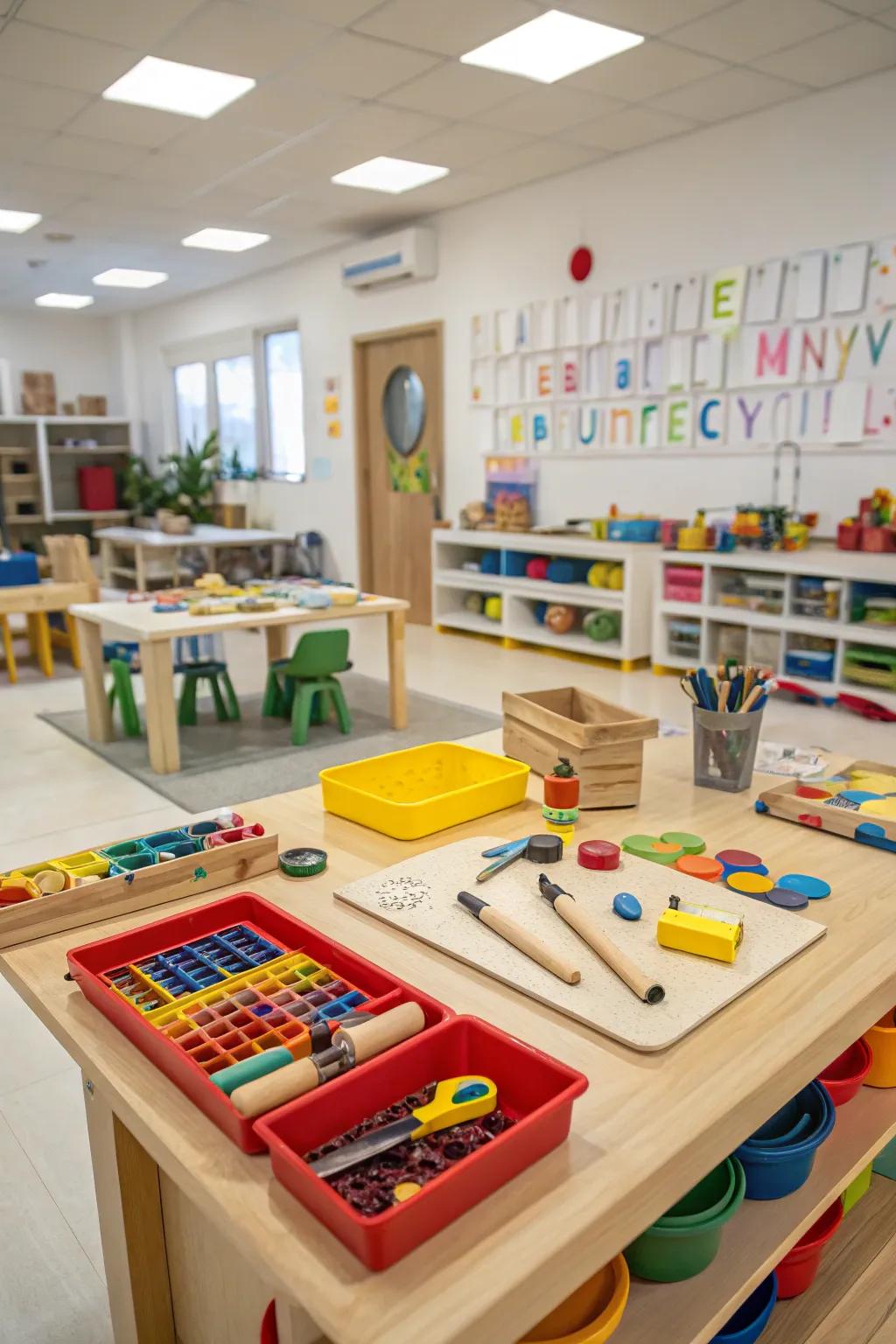 Inspire creativity and innovation with a well-equipped maker space.