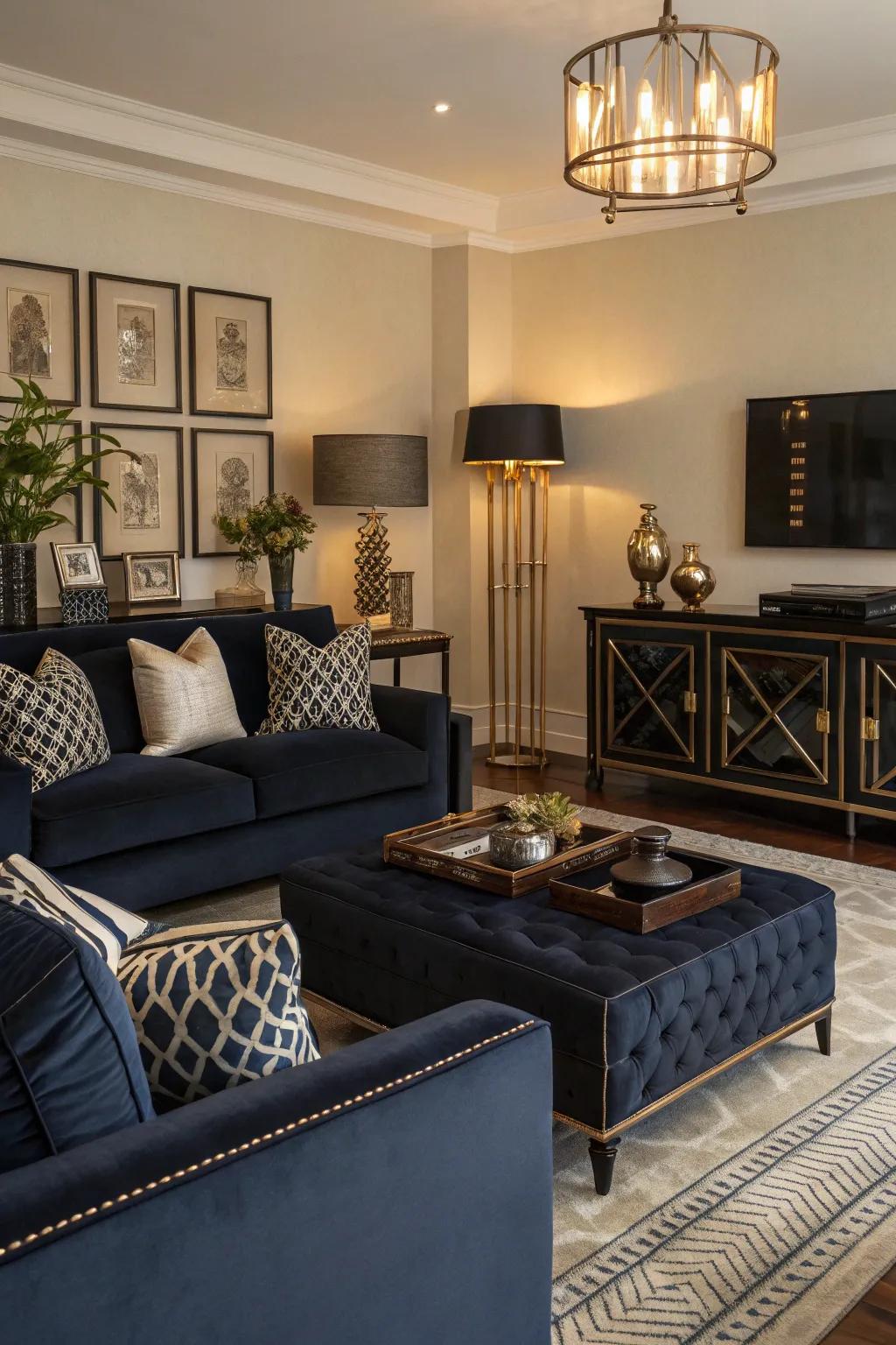 Calculated illumination enriches the colors and textures.
